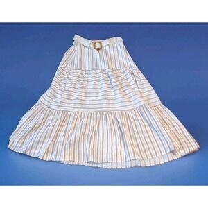 Boho Chic Tiered Skirt 100% Heavy Cotton Flowy Festival Boho Hippie‎ Truly4You M